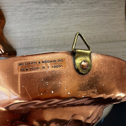 Vintage Copper Fish Mold by Benjamin & Medwin – Marked NYC Kitchen Décor
