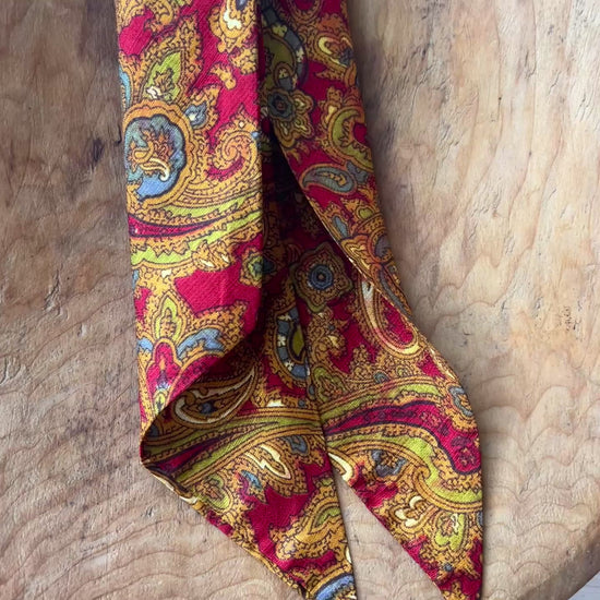 Video of paisley scarf